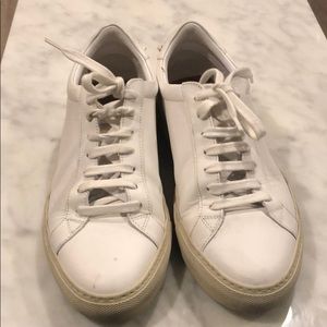 Classic white sneakers